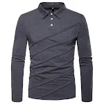 Stitching Men's Bottoming Shirt Stylish and Comfortable Base Layer Perfect for Trousers Classic and Versatile Design — photo 2