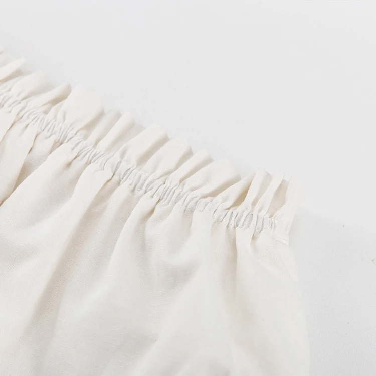 Moda rendas tubo superior sem costas superior plissado saia de cintura alta conjunto de duas peças — foto 2