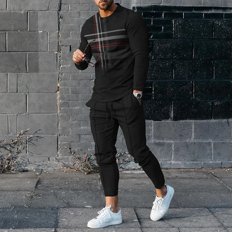 Spring New Sports Casual Suit 3D Printed T-shirt Trousers, Comfortable and Stylish Outfit, Perfect for Sport and Everyda — photo 13