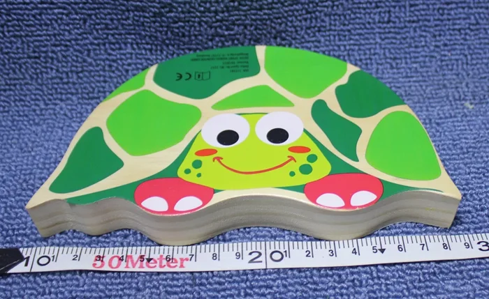 Title 11, Wooden tortoise balance toy for kids enhances f...