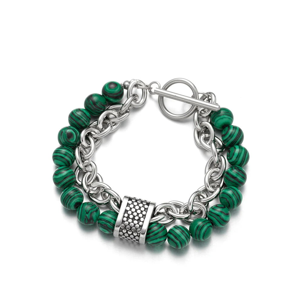 Title 1, Pulseira de contas de pedra natural Cool Wind p...