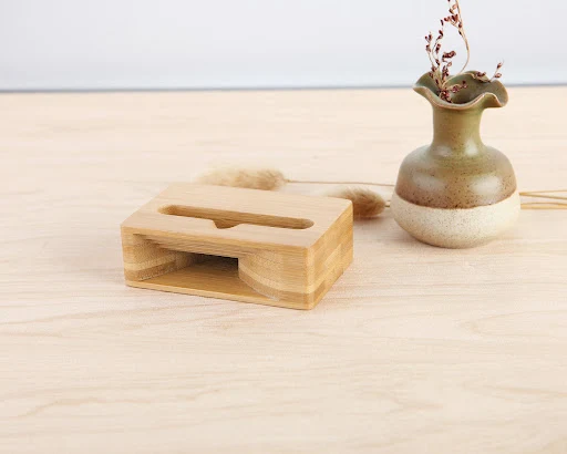 Title 14, Mobile Phone Sound Amplifier Wooden Desktop Pho...