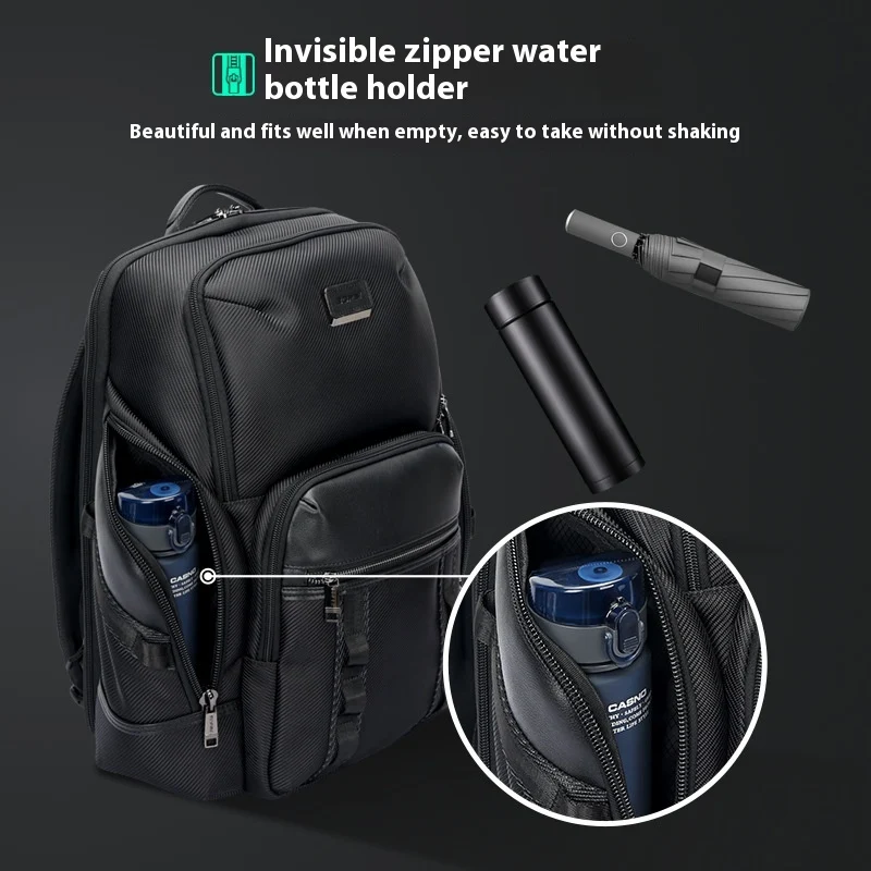 Business Men's Multi-function Backpack with Laptop and Tablet Compartments, Durable and Organized, Perfect for Work, Tra — photo 4