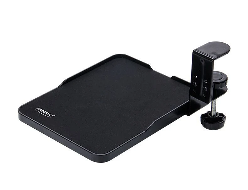 Plateau rotatif pour souris avec rangement caché sous le bureau, pour un bureau organisé et un gain de place optimal. — photo 5