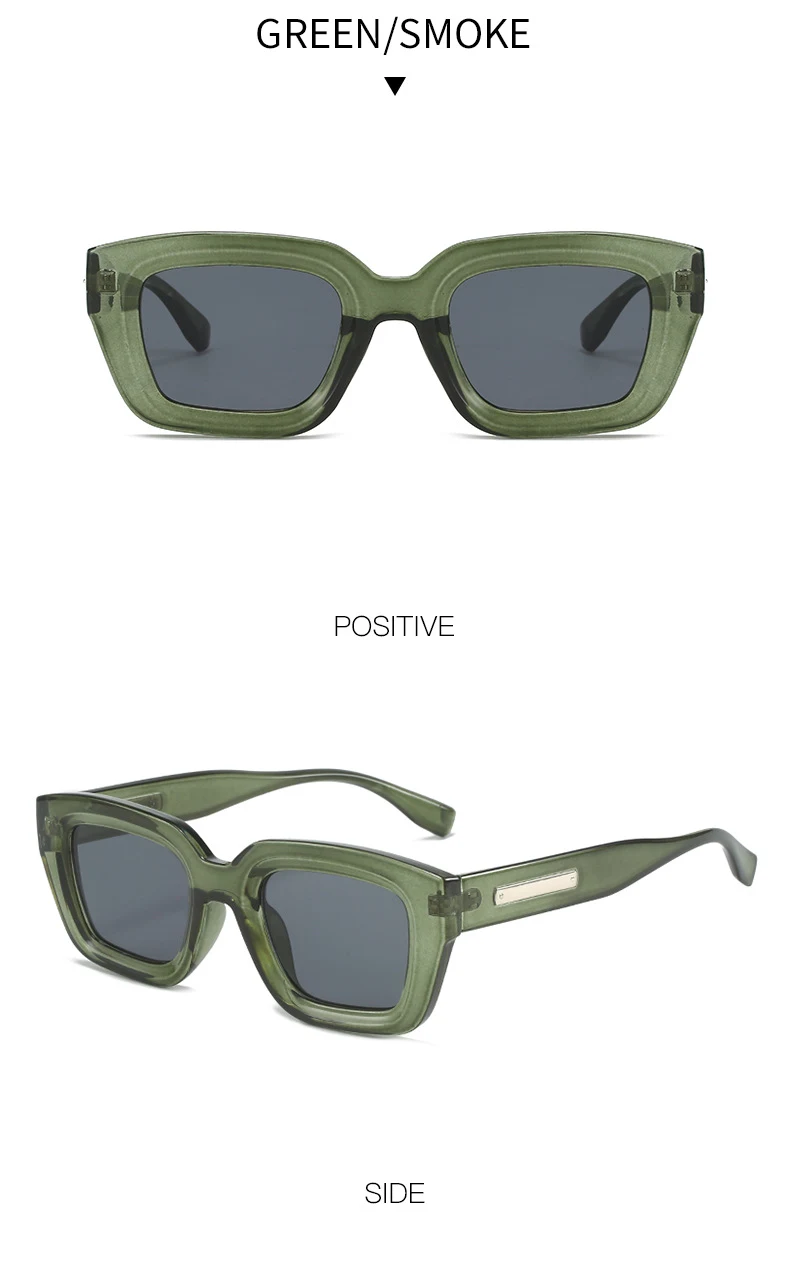 Title 10, Square Fashionable Anti-ultraviolet Sunglasses