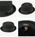 Modieuze en eenvoudige wollen hoed voor heren. Blijf warm en stijlvol deze winter. Perfect voor een casual en elegante uitstraling. — foto 3