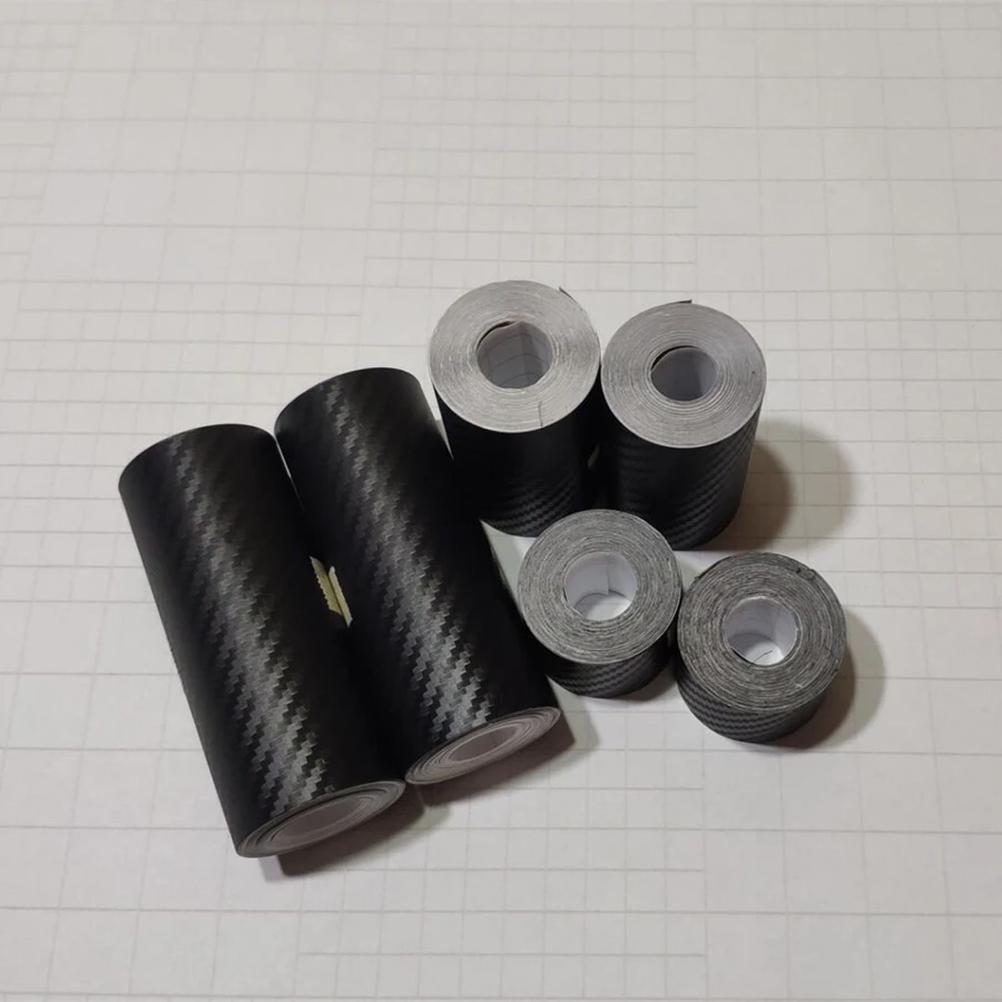 Car Decorative Threshold Sticker 3D Carbon Fiber Film Scratch Shield, protects your car doors while adding a stylish car — photo 9