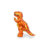 Balão de alumínio T-Rex e Dragão Pescoço Longo para montar. Enfeite festas com dinossauros gigantes! Fácil de inflar e reutilizável. — foto 2