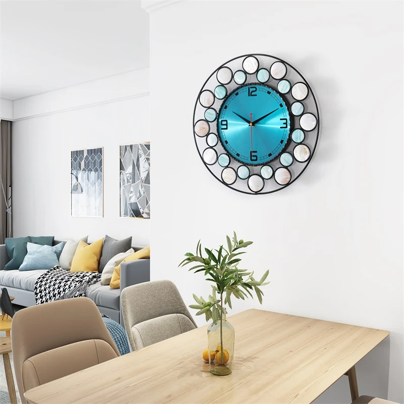 Real Shell Nordic Modern Minimalist Wall Clock, Elegant Shell Design, Perfect for Contemporary Homes, Easy to Read and H — photo 5