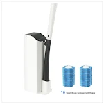 Disposable toilet brush set for effortless cleaning. Quick and easy toilet cleaning with disposable heads. Keeps your ba — photo 2