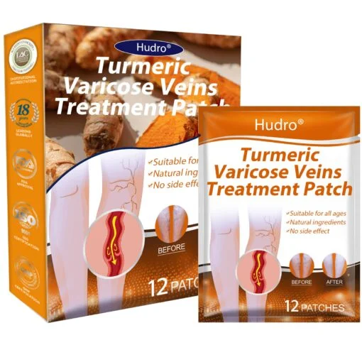 Title 1, Patch Curcumine Varices Soin pour les Jambes So...