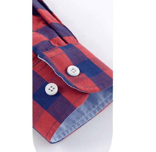 Title 7, Mens Cotton Oxford Plaid Long Sleeve Shirt, of...