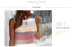 Colorful Stripes High-waisted Skirt Dress Women — photo 6