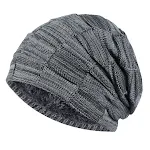 Gorro Fashion Plus de veludo grosso e tricotado, quente e estiloso, ideal para o inverno. Conforto e proteção contra o frio garantidos. — foto 3
