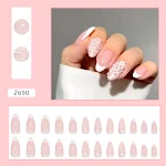 Manicure Diamante Primavera e Verão Charmosa para Meninas Delicadas Unhas Brancas Uso de Unhas para um Visual Leve e Sofisticado — foto 11