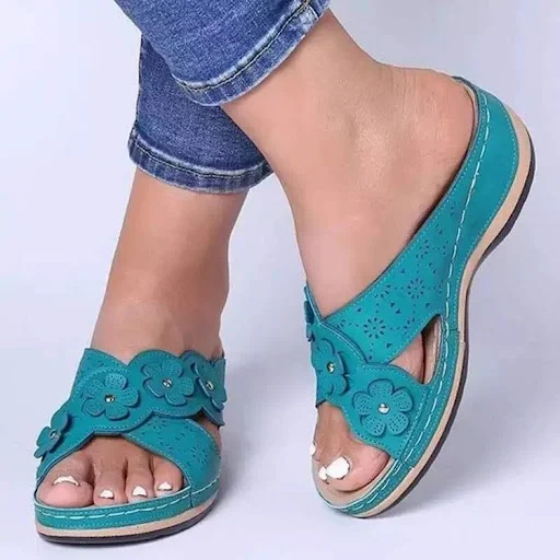 Title 6, Low Slope Heel Sandals and Slippers