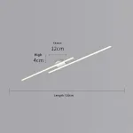 120cm White