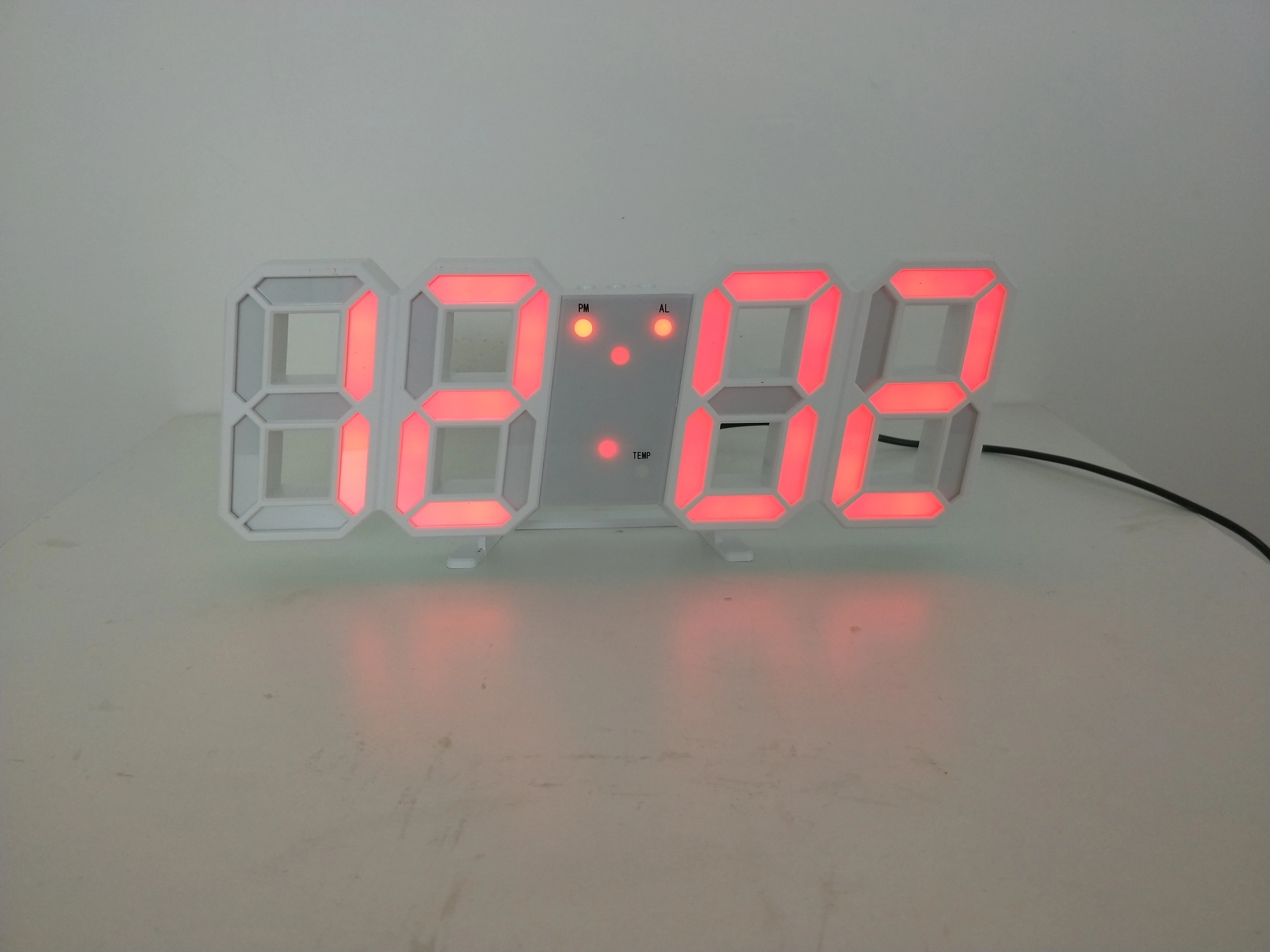 Title 11, 3D Luminous LED Digital Clock for Home, Simple ...
