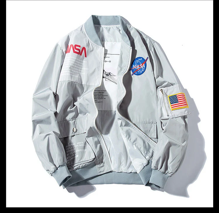 Title 10, Spring and autumn astronaut bomber jacket, unis...