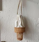 Ice Cream Shape Rattan Woven Bag for Shooting Props. A charming and unique accessory for your photography sessions, addi — photo 6