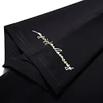 Erkek basit bol bronzlaştırıcı harf baskılı kısa kollu tişört. Rahat ve şık yazlık tişört, günlük kullanım için mükemmel. — Fotoğraf 6