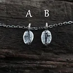 With 40cm Silver chain