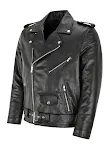Jaqueta de couro casual para motociclista masculina. Casaco de couro para homens. Conforto, estilo e proteção para suas aventuras. — foto 7