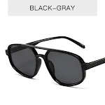 Fashion Simple Double Beam Sunglasses Men, UV protection, stylish and comfortable design, perfect for everyday wear, cla — photo 10