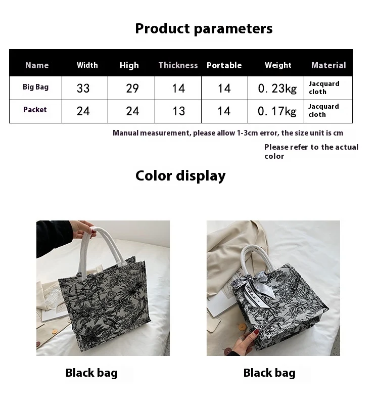 Bolsa de mão feminina de lona para trabalho e dia a dia. Confortável, espaçosa e estilosa para carregar tudo o que você precisa com elegância. — foto 10