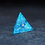 Lightning Water Blue Zircon Running Dice. Dados de corrida com zircônio azul à prova d'água. Aumente o seu desempenho, perfeitos para corredores. — foto 7