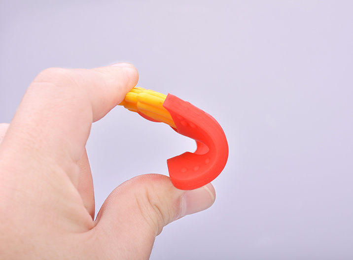 Mordedor musical de silicone para bebês, seguro para alimentos. Alivia a coceira da gengiva e acalma o bebê durante a dentição. — foto 5