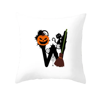 Fronha criativa de decoração de Halloween para casa, escritório, com tecido pele de pêssego. Diversão e estilo garantidos! — foto 14