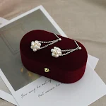 Brincos Femininos Artesanais de Bola de Flores Tecidas Design Exclusivo Leveza e Elegância para Todas as Ocasiões Conforto e Estilo — foto 5