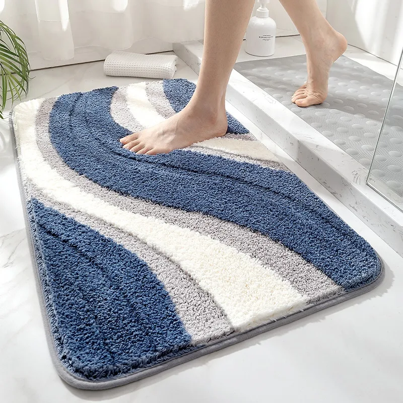 Tapete Antiderrapante para Banheiro e Entrada Almofada Espessa para Vaso Sanitário Conforto e Segurança Absorção de Água Perfeito para Casa — foto 1