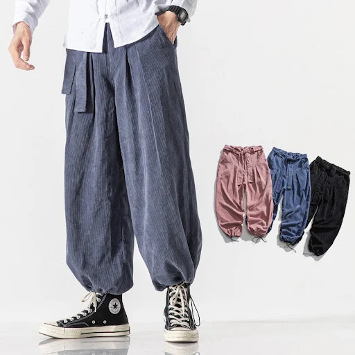 Title 2, Corduroy broek voor heren, combineert comfort e...