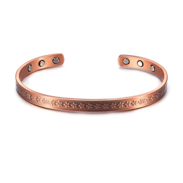 Title 1, Pulseira Magnética de Cobre Puro para Alívio da...