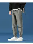 Men's Loose Reflective Beam Foot Athleisure Pants. Experience comfort, style, and safety with these reflective pants, pe — photo 4