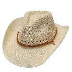 Western Cowboy Hat Foldable Hollow Raffia Hat for Men and Women Breathable Sun Protection Lightweight and Stylish Perfec — photo 5