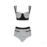 Push Up Split Slim Bandage Bikini voor een slank silhouet. Liftend effect, figuurcorrigerend en sexy. Ideaal voor strand of zwembad. — foto 23