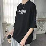 Camiseta de manga curta com estampa criativa de urso japonês para o verão, combina com tudo, leve e confortável, ideal para um visual casual e moderno em dias quentes. — foto 12