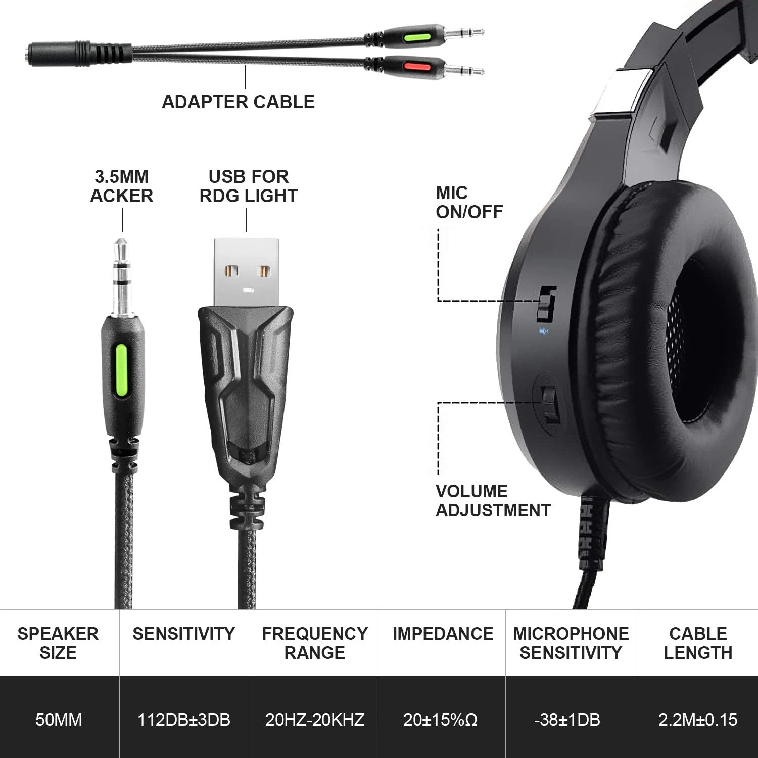Title 6, Computer Gaming Headset with Microphone Experie...
