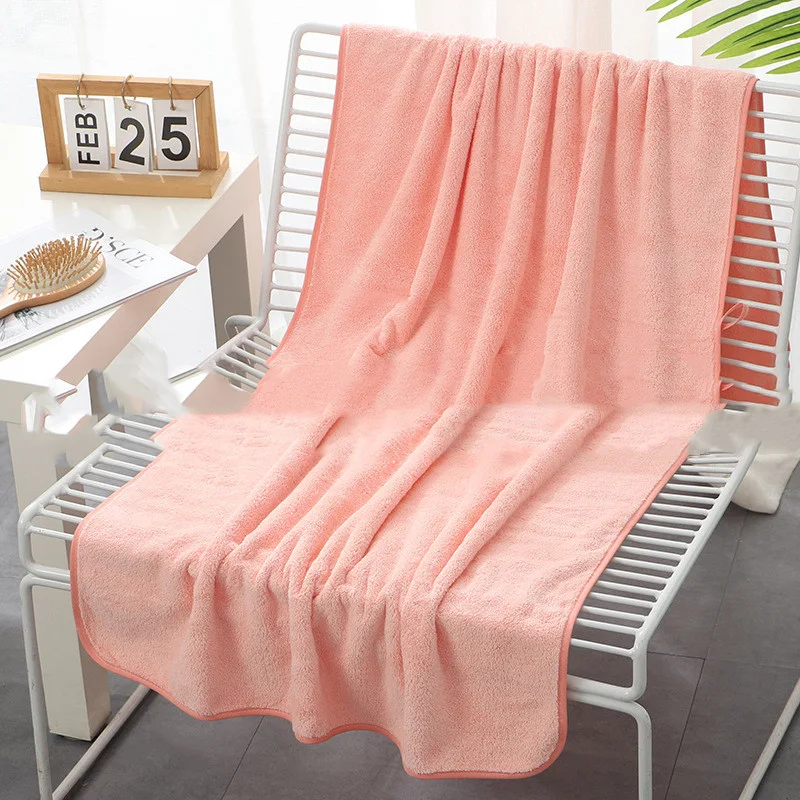 Title 5, Household Coral Fleece Towel 70x140 Thick Soft ...