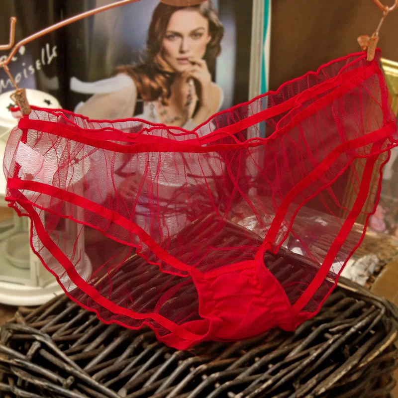 Damen Mesh-Slips niedrige Taille ultra-dünn transparent. Erlebe Komfort und verführerische Sinnlichkeit mit diesen Unterhosen. — foto 12
