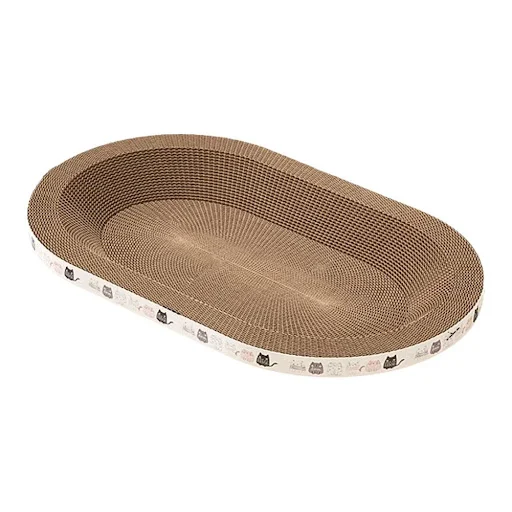 Toys Pet Scratching Board Corrugated Cardboard Scratcher S Interactive Toy Grinding Pad Furniture Protecting Nai K6f0 — photo 3