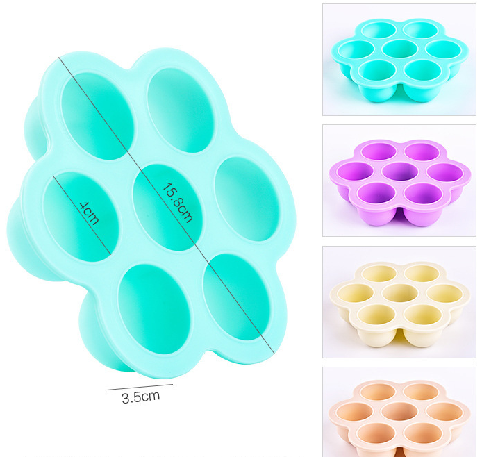 Title 1, Small 7-hole silicone food supplement box, a co...