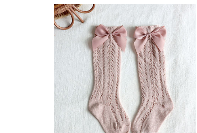 Title 1, Childrens Shifting Mesh Bow-knot Plain Long St...