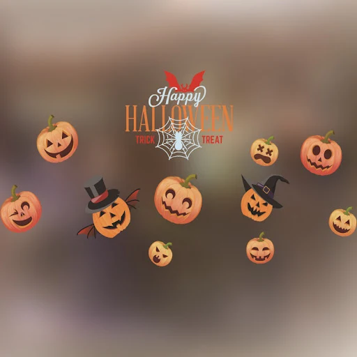 Title 27, Halloween Decoration Kindergarten Stickers for ...