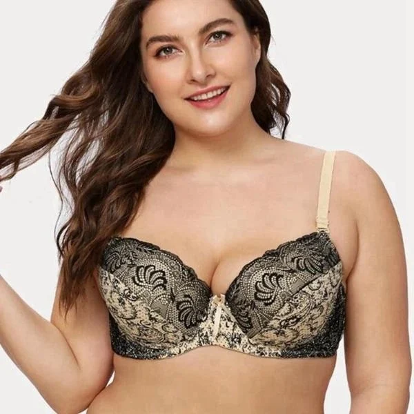 Lencería con estampado de encaje y bloques de color para realzar tu figura, sexy y cómoda para noches especiales o uso diario. — foto 1