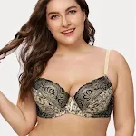 Lencería con estampado de encaje y bloques de color para realzar tu figura, sexy y cómoda para noches especiales o uso diario. — foto 1