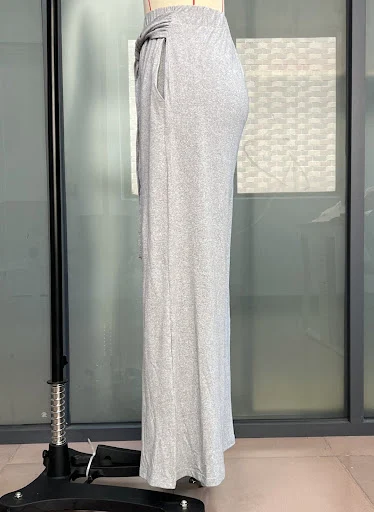 Title 23, Womens Solid Color Draping Lace-up Wide-leg Pants